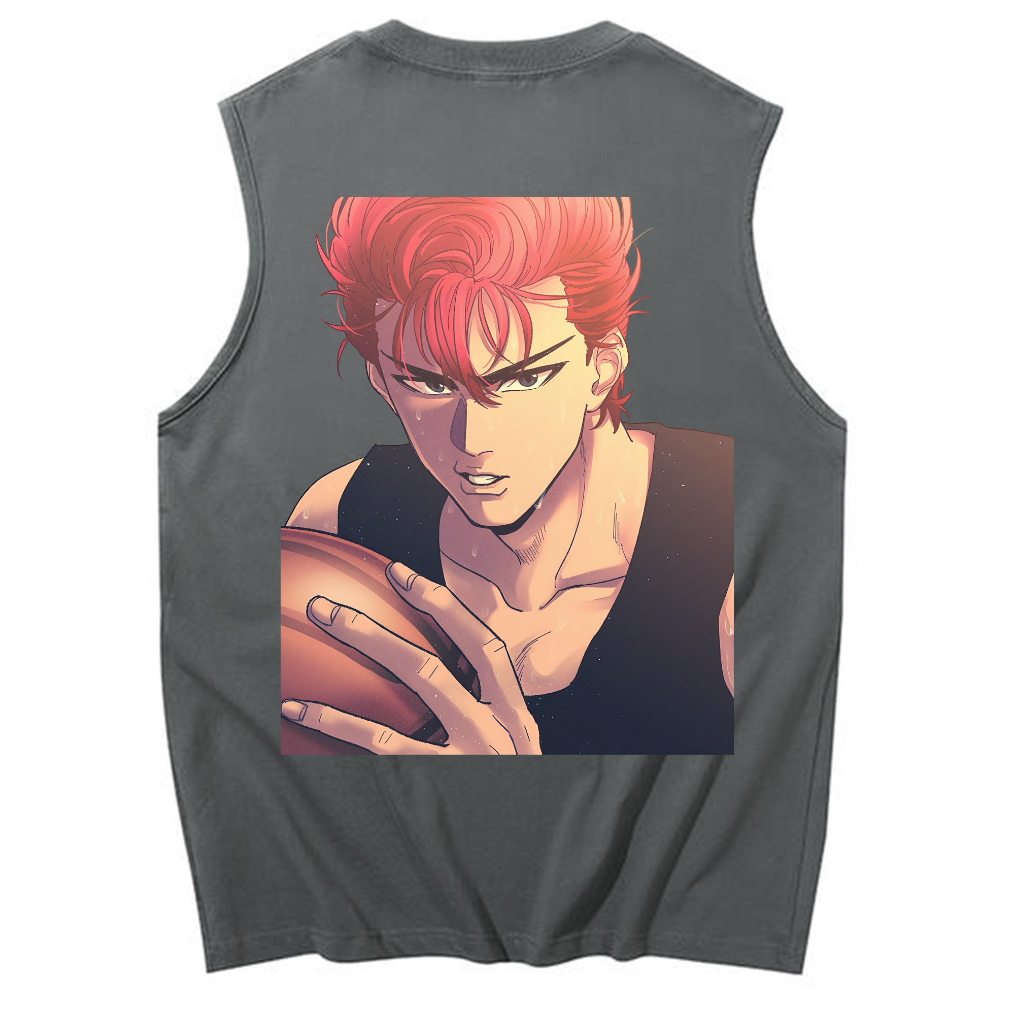 （画像用） SLAM DUNK／スラムダンク コットン100％タンクトップ（背面プリント）